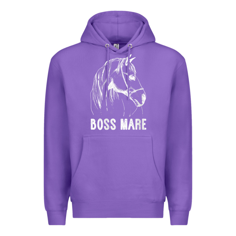 Womens Boss Mare Horseback Riding Equestrians Men Horse Women Gift V N Premium Hoodie by linhVisuals | Teevron