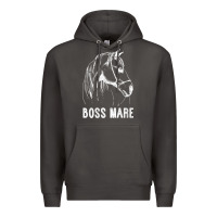 Smoke womens boss mare horseback riding equestrians men horse women gift v n Premium Hoodie - linhVisuals