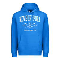 True Royal newburyport ma vintage crossed oars & boat anchor sports t shirt Premium Hoodie - linhVisuals