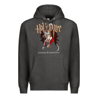 Charcoal Heather hairy otter [tb] Premium Hoodie - linhVisuals