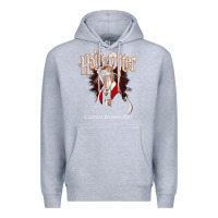 Heather Grey hairy otter [tb] Premium Hoodie - linhVisuals
