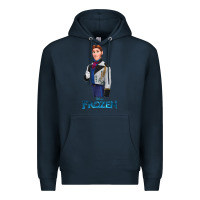 Navy hans frozen Premium Hoodie - linhVisuals