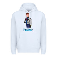 White hans frozen Premium Hoodie - linhVisuals