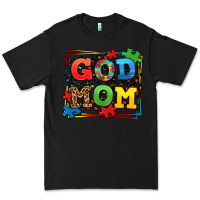 Black autism god mom Premium Tee - LillyAllenDesigns