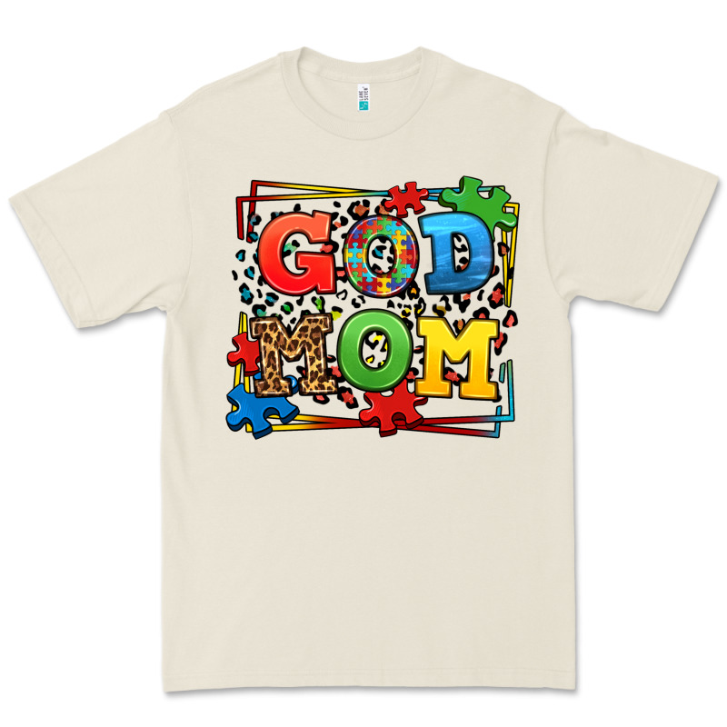 Autism God Mom Premium Tee by LillyAllenDesigns | Teevron