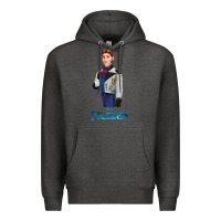 Charcoal Heather hans frozen Premium Hoodie - linhVisuals