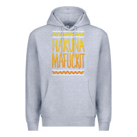 Heather Grey hakuna mafuckit [tb] Premium Hoodie - linhVisuals