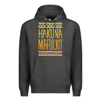 Charcoal Heather hakuna mafuckit [tb] Premium Hoodie - linhVisuals