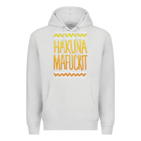 Dove Grey hakuna mafuckit [tb] Premium Hoodie - linhVisuals