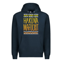 Navy hakuna mafuckit [tb] Premium Hoodie - linhVisuals