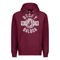 Burgundy rocky boxing club Premium Hoodie - linhVisuals