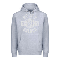 Heather Grey rocky boxing club Premium Hoodie - linhVisuals