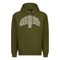 Army Green oakland california hoodie   oak tree Premium Hoodie - linhVisuals