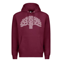 Burgundy oakland california hoodie   oak tree Premium Hoodie - linhVisuals