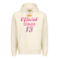 Tofu official 13 teenager cute 13th birthday ideas for girls t shirt Premium Hoodie - linhVisuals