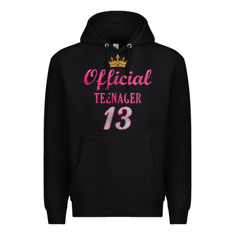 Official 13 Teenager Cute 13th Birthday Ideas For Girls T Shirt Premium Hoodie by linhVisuals | Teevron
