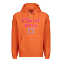 Carrot official 13 teenager cute 13th birthday ideas for girls t shirt Premium Hoodie - linhVisuals