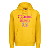 Lemon official 13 teenager cute 13th birthday ideas for girls t shirt Premium Hoodie - linhVisuals