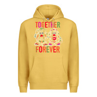 Antique Gold mr. & mrs. potato head day of the dead together forever premium t shir Premium Hoodie - linhVisuals