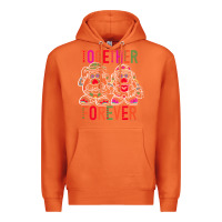 Carrot mr. & mrs. potato head day of the dead together forever premium t shir Premium Hoodie - linhVisuals