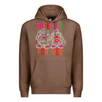 Chestnut mr. & mrs. potato head day of the dead together forever premium t shir Premium Hoodie - linhVisuals