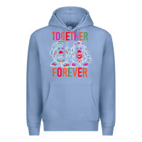 Colony Blue mr. & mrs. potato head day of the dead together forever premium t shir Premium Hoodie - linhVisuals