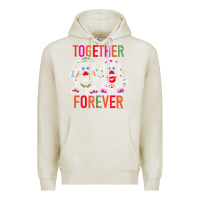 Oatmeal Heather mr. & mrs. potato head day of the dead together forever premium t shir Premium Hoodie - linhVisuals