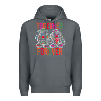 Rock mr. & mrs. potato head day of the dead together forever premium t shir Premium Hoodie - linhVisuals
