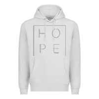 Dove Grey hope quote Premium Hoodie - linhVisuals