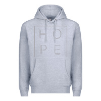 Heather Grey hope quote Premium Hoodie - linhVisuals