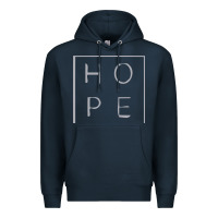 Navy hope quote Premium Hoodie - linhVisuals