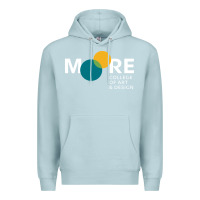 Blue Mist Moore College of Art and Design Premium Hoodie - linhVisuals