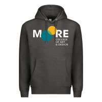 Charcoal Heather Moore College of Art and Design Premium Hoodie - linhVisuals