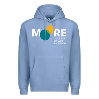 Colony Blue Moore College of Art and Design Premium Hoodie - linhVisuals
