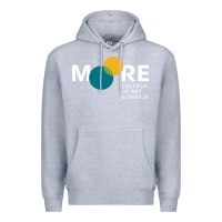 Heather Grey Moore College of Art and Design Premium Hoodie - linhVisuals