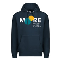 Navy Moore College of Art and Design Premium Hoodie - linhVisuals