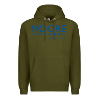 Army Green Moore College of Art and Design Premium Hoodie - linhVisuals