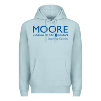 Blue Mist Moore College of Art and Design Premium Hoodie - linhVisuals