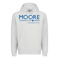 Dove Grey Moore College of Art and Design Premium Hoodie - linhVisuals