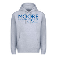 Heather Grey Moore College of Art and Design Premium Hoodie - linhVisuals
