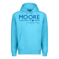 Ocean Blue Moore College of Art and Design Premium Hoodie - linhVisuals