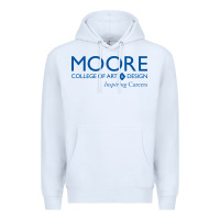 White Moore College of Art and Design Premium Hoodie - linhVisuals