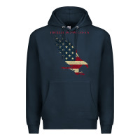 Navy courage is contagious and eagle Premium Hoodie - linhVisuals