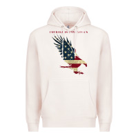 Pale Pink courage is contagious and eagle Premium Hoodie - linhVisuals