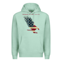 Seafoam courage is contagious and eagle Premium Hoodie - linhVisuals