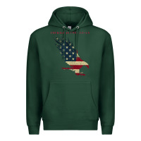 Sports Green courage is contagious and eagle Premium Hoodie - linhVisuals
