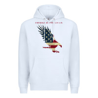 White courage is contagious and eagle Premium Hoodie - linhVisuals