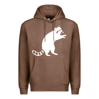 Chestnut raccoon Premium Hoodie - linhVisuals