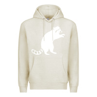 Oatmeal Heather raccoon Premium Hoodie - linhVisuals