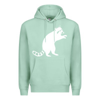 Seafoam raccoon Premium Hoodie - linhVisuals